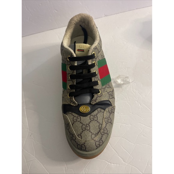 Gucci Screener GG Canvas Low-Top Sneakers Size 10 - Picture 16 of 16
